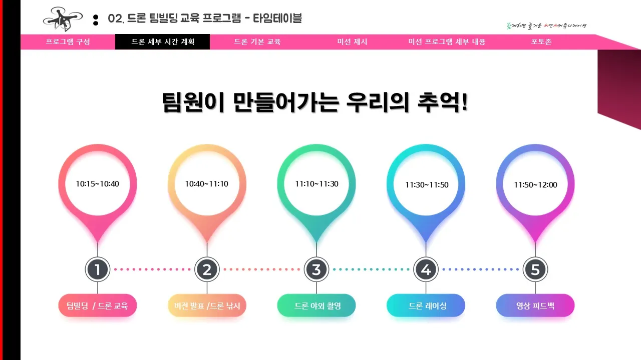 드론 팀빌딩 프로그램 자료 4