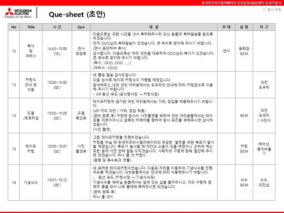 테이프커팅 개관식 프로그램 자료 5