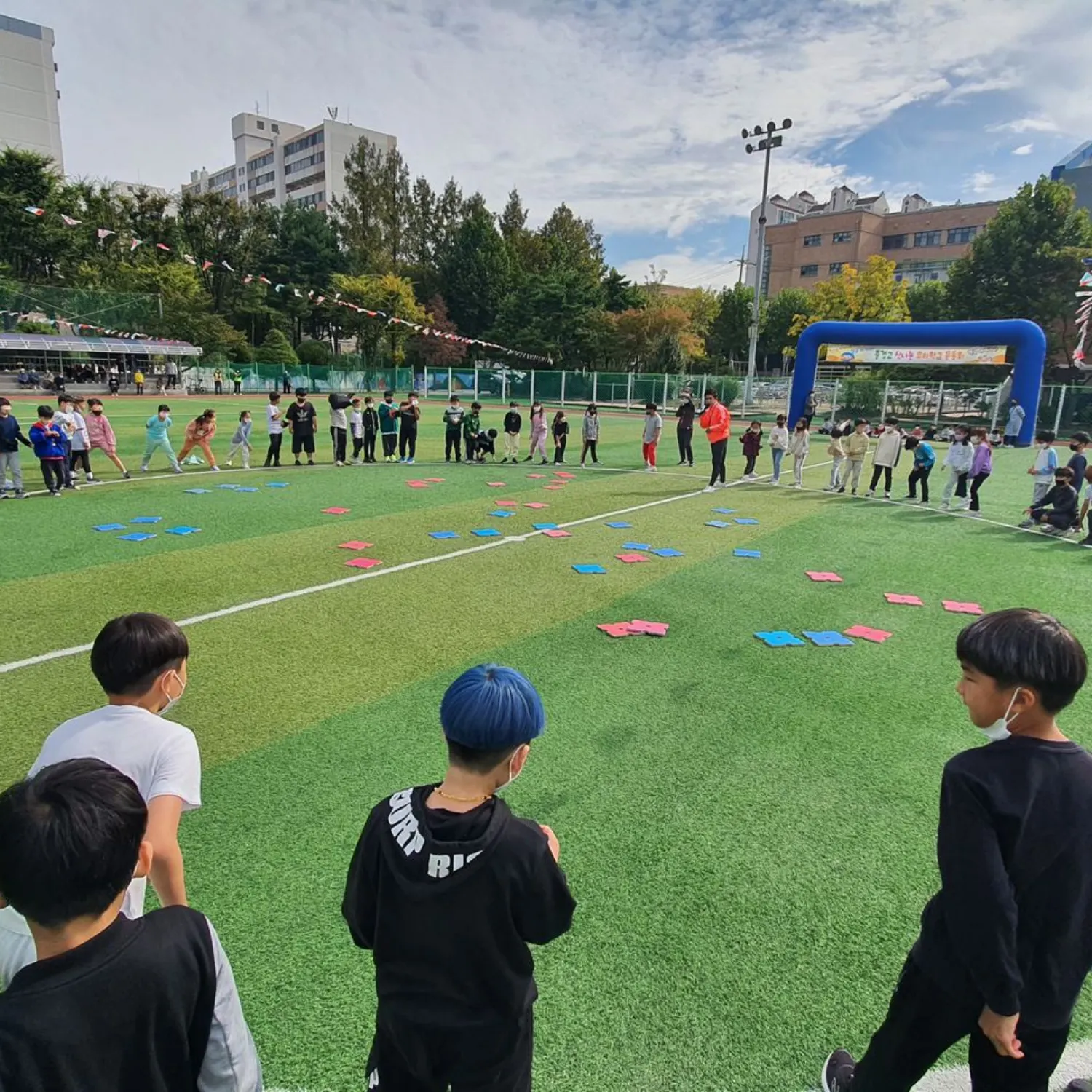 부양초 한마음 운동회 현장 사진