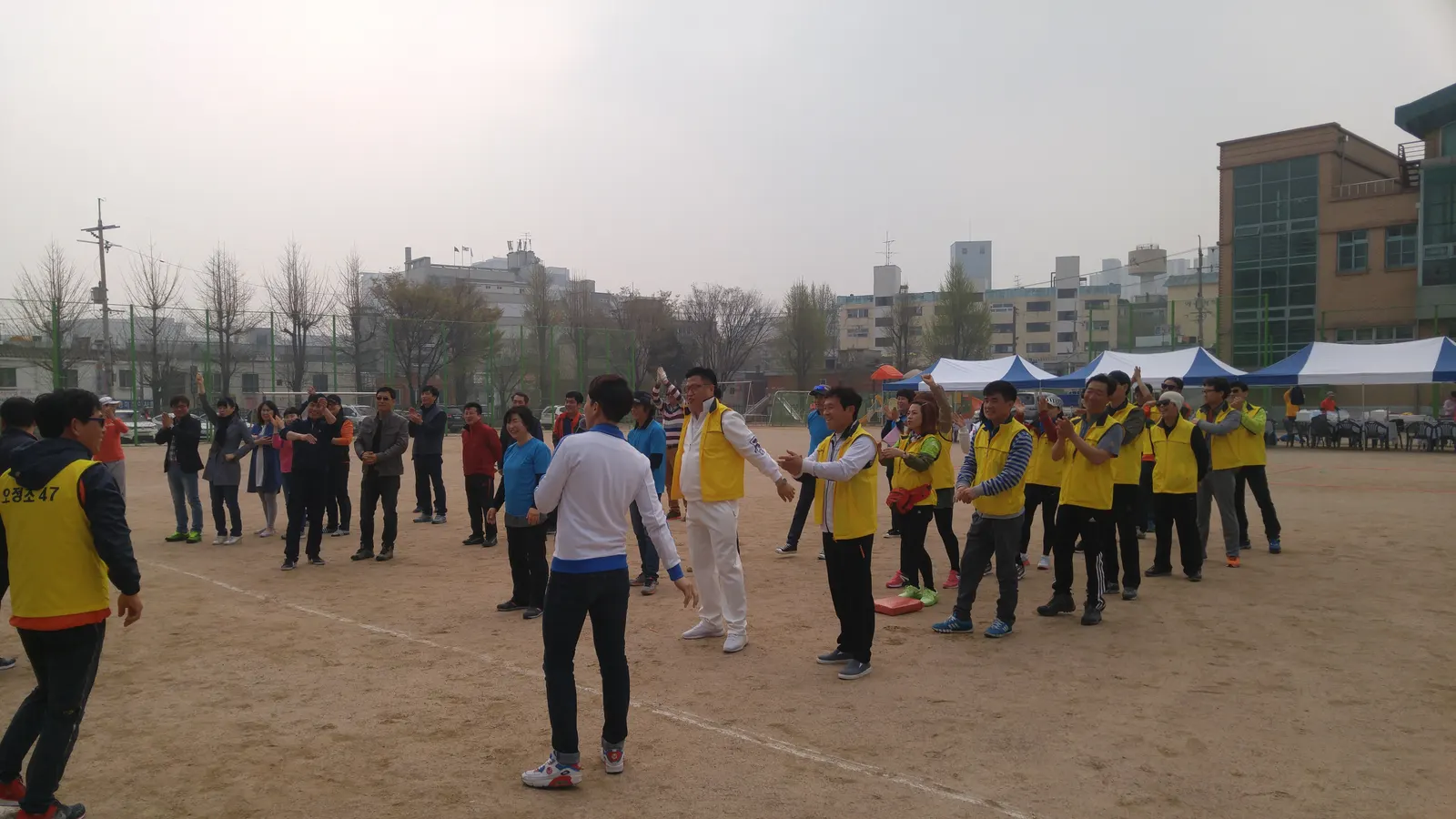 개초등학교 동문연합체육대회 현장 사진 1